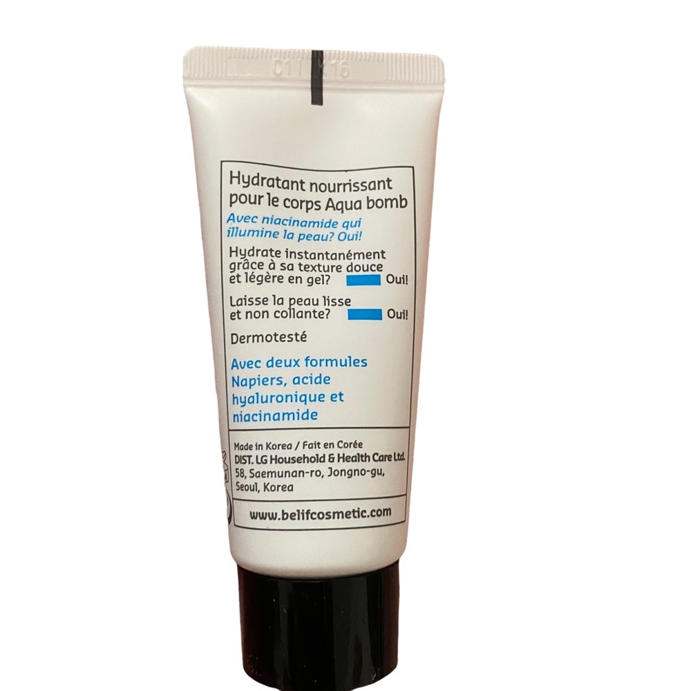 New Belif aqua bomb hydrating body moisturizer - Picture 4 of 4